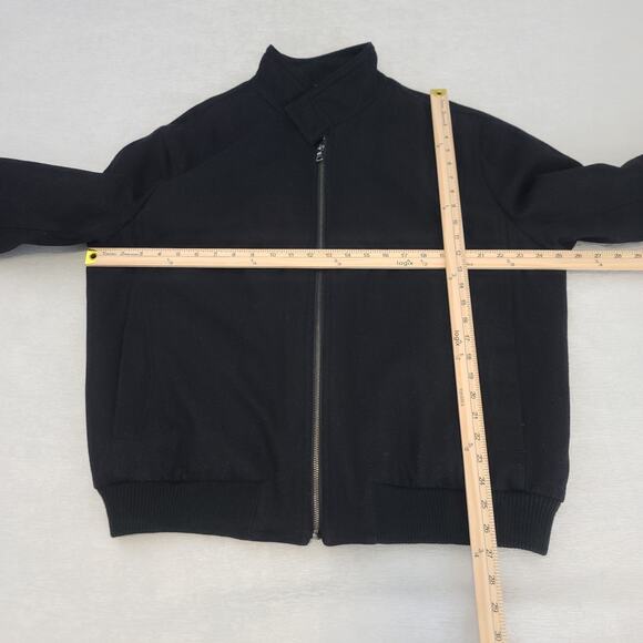 London Fog men's wool coat black Size XL Matrix staple classic capsule preppy - Picture 4 of 8